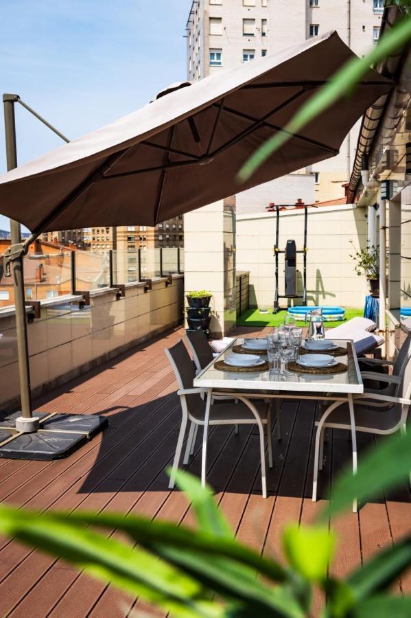 Lujoso Atico Entre 2 Playas Con Garaje, Terraza, Vistas Y Wifi Apartment Gijon Exterior photo
